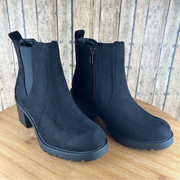 Women's Black Ankle Boots(SPIREA-S) - Picture 4 of 7